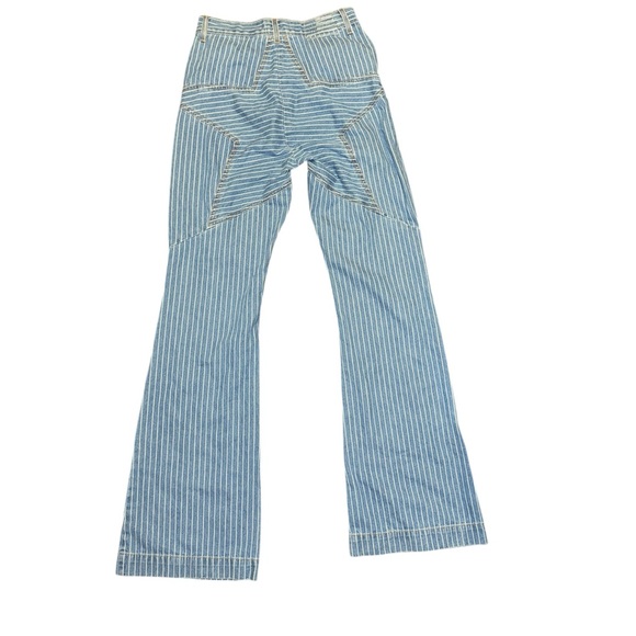 REVICE Flare Striped Star Butt Jeans - Picture 2 of 9